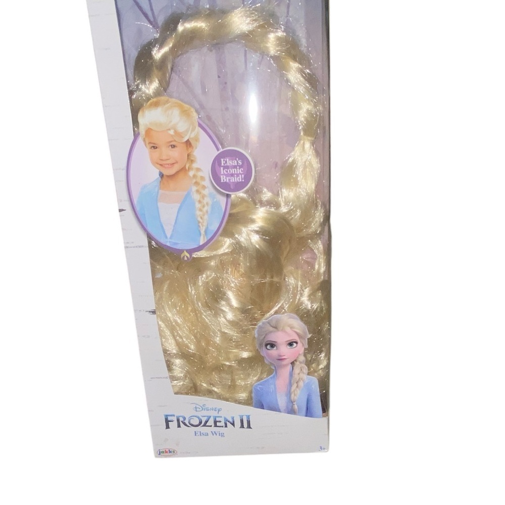 Frozen II Elsa Wig blonde braid wig Disney Princess halloween Costume - Picture 2 of 9